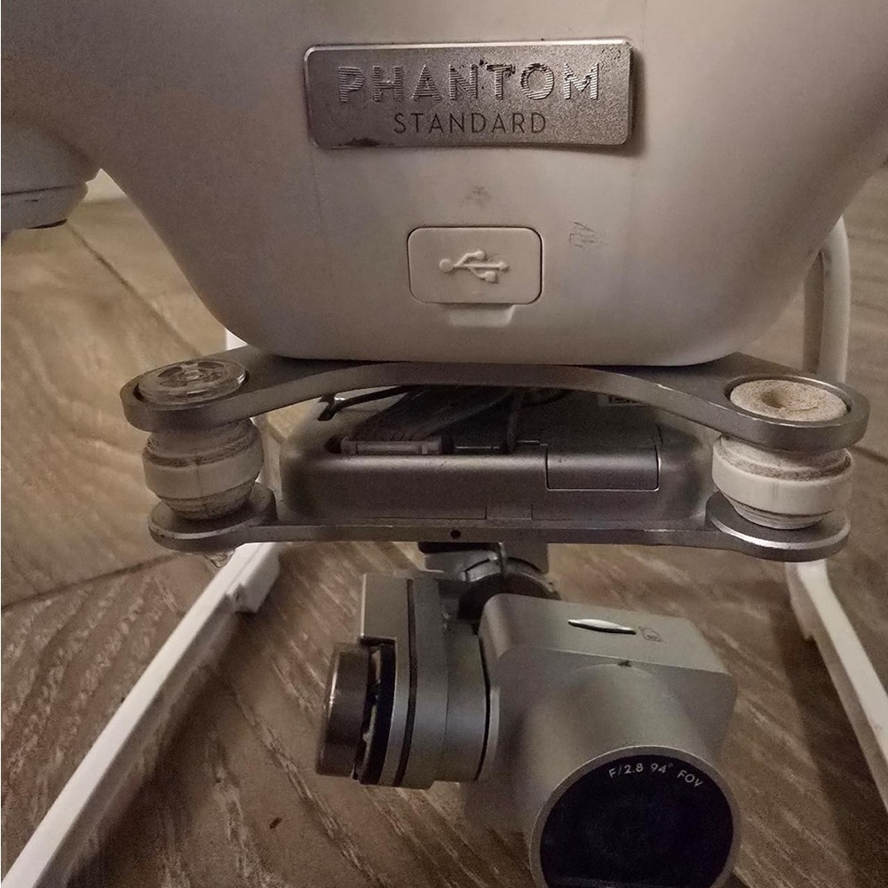 DJI Phantom Standard Drone - Elegant Silver and White
